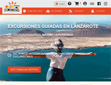 Tablet Screenshot of lanzaroteexperiencetours.com